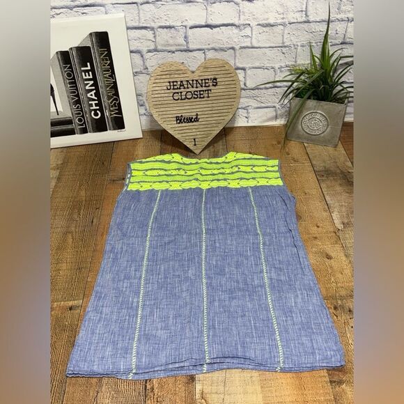 J.CREW Womens Linen Blend Beach Tunic Cover Up Shirt, Top Embroidery Size S - Picture 6 of 12